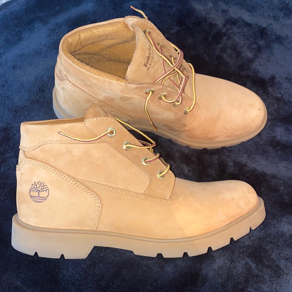 TIMBERLAND MENS VALUE CHUKKA BOOT - CAMEL SIZE 11.5